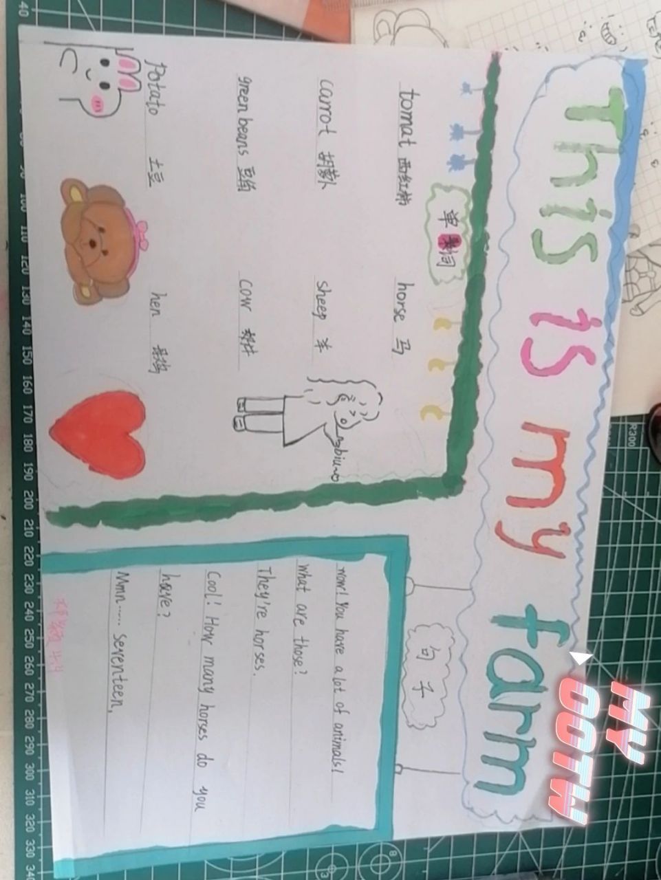 四年级下册第四单元英语手抄报! 英语四年级下册第四单元手抄报