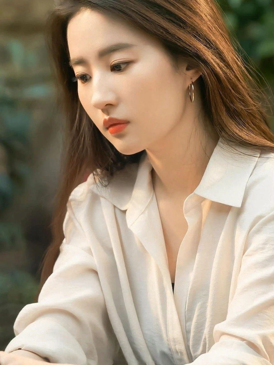 刘亦菲玫瑰故事高马尾造型#刘亦菲新剧名字叫《玫瑰故事》中高马尾