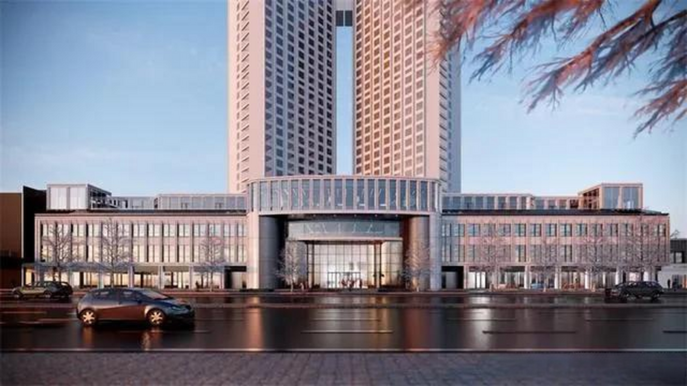 阜成门的四川大厦将改造为中海商务中心,部分门头有点像藏锋系住宅的