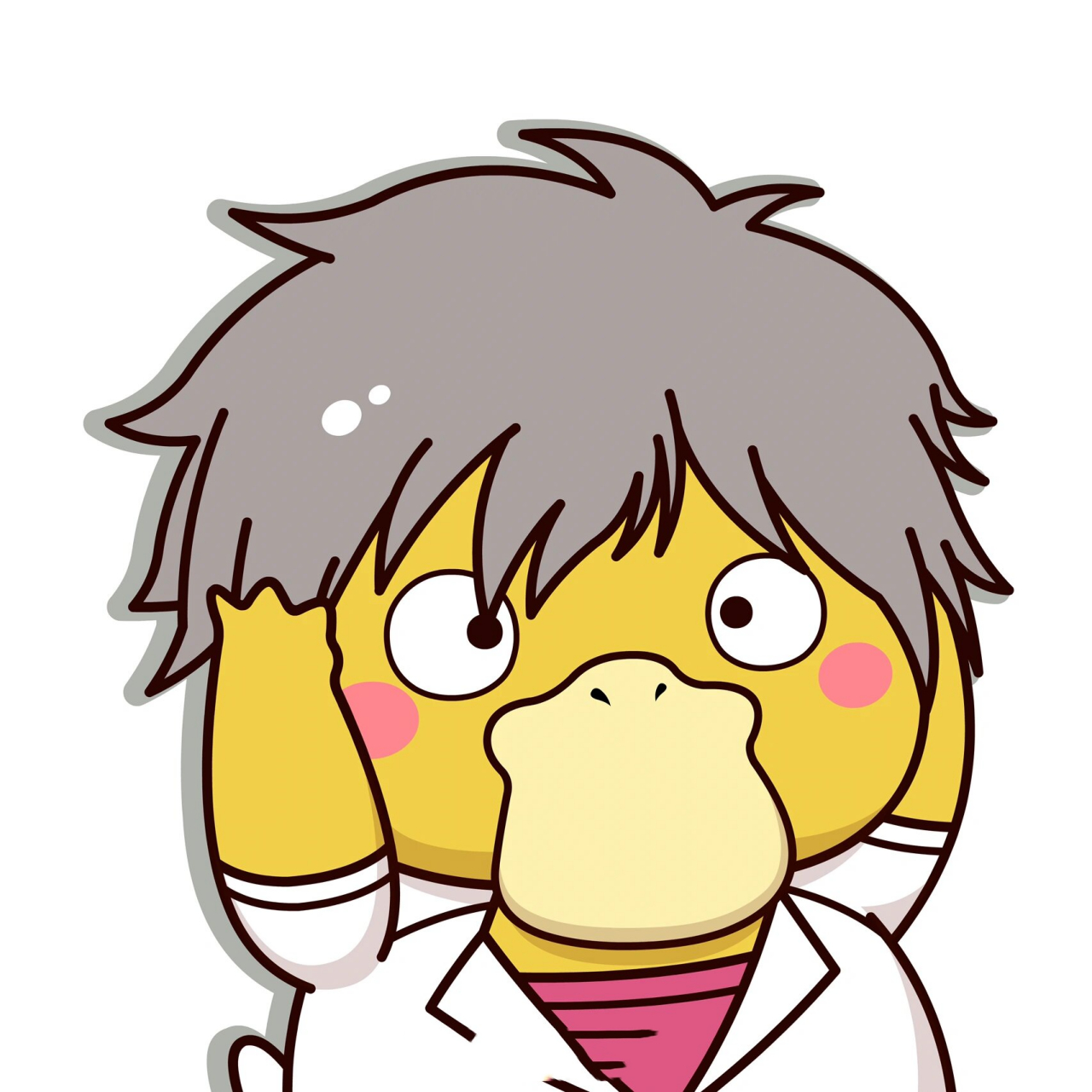 可达鸭系列头像之新世纪福音战士eva