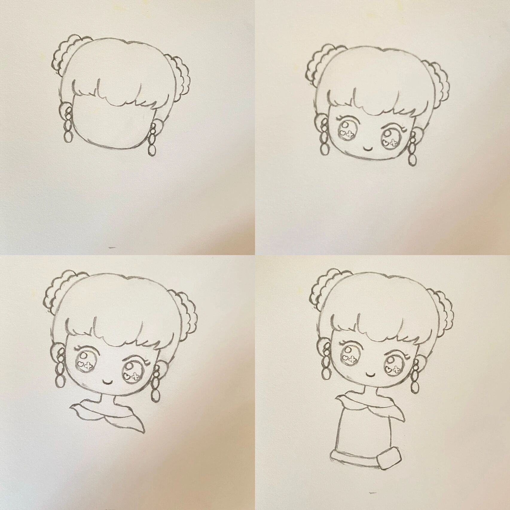 42.叶罗丽齐娜简笔画(附详细过程图