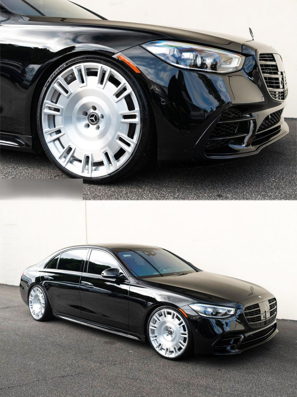 奔驰s级轮毂选大饼还是多幅.