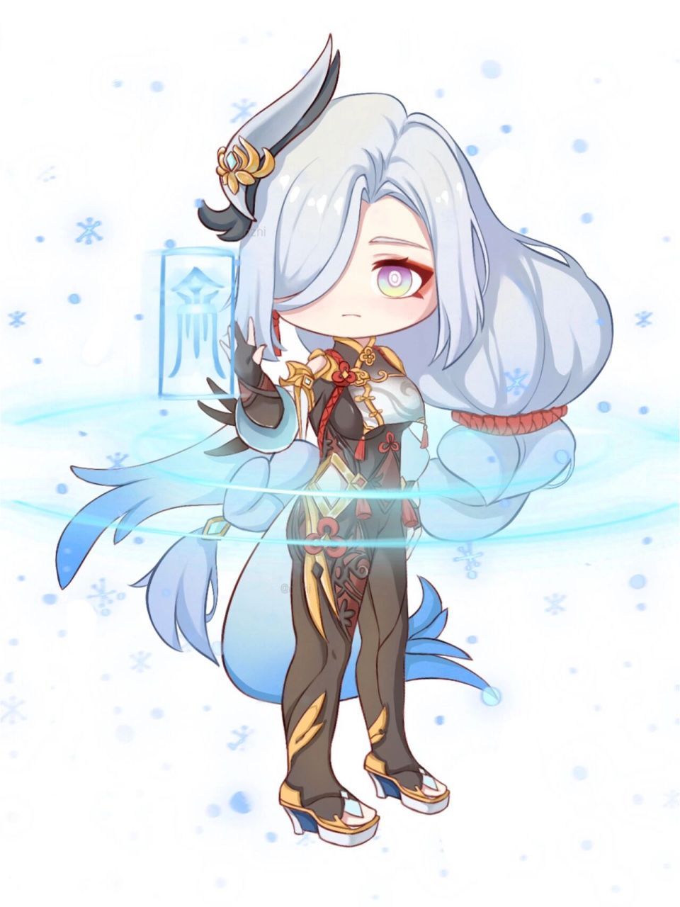 原神q版插画头像,会有小姐妹喜欢嘛?