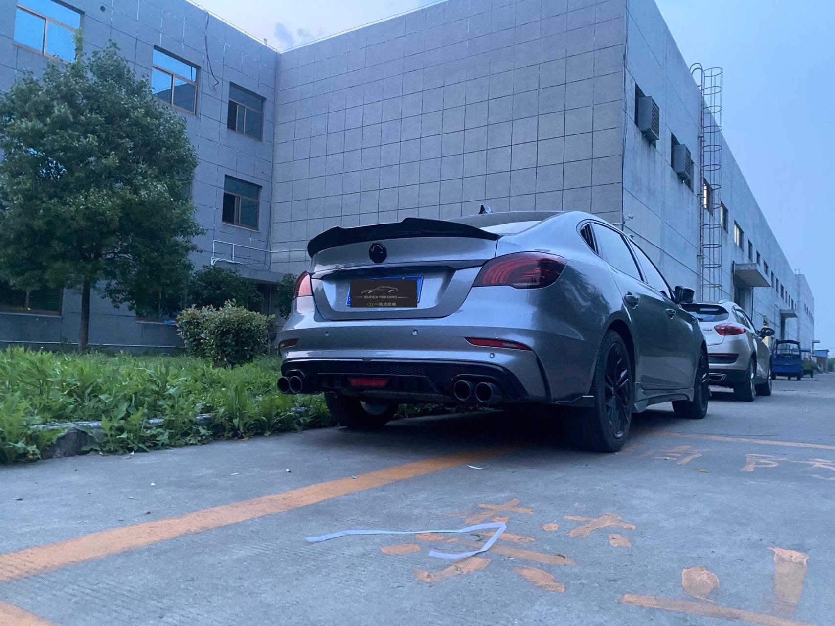 名爵6三代碳素灰升级案例 变帅只需要一套简简单单的包围.