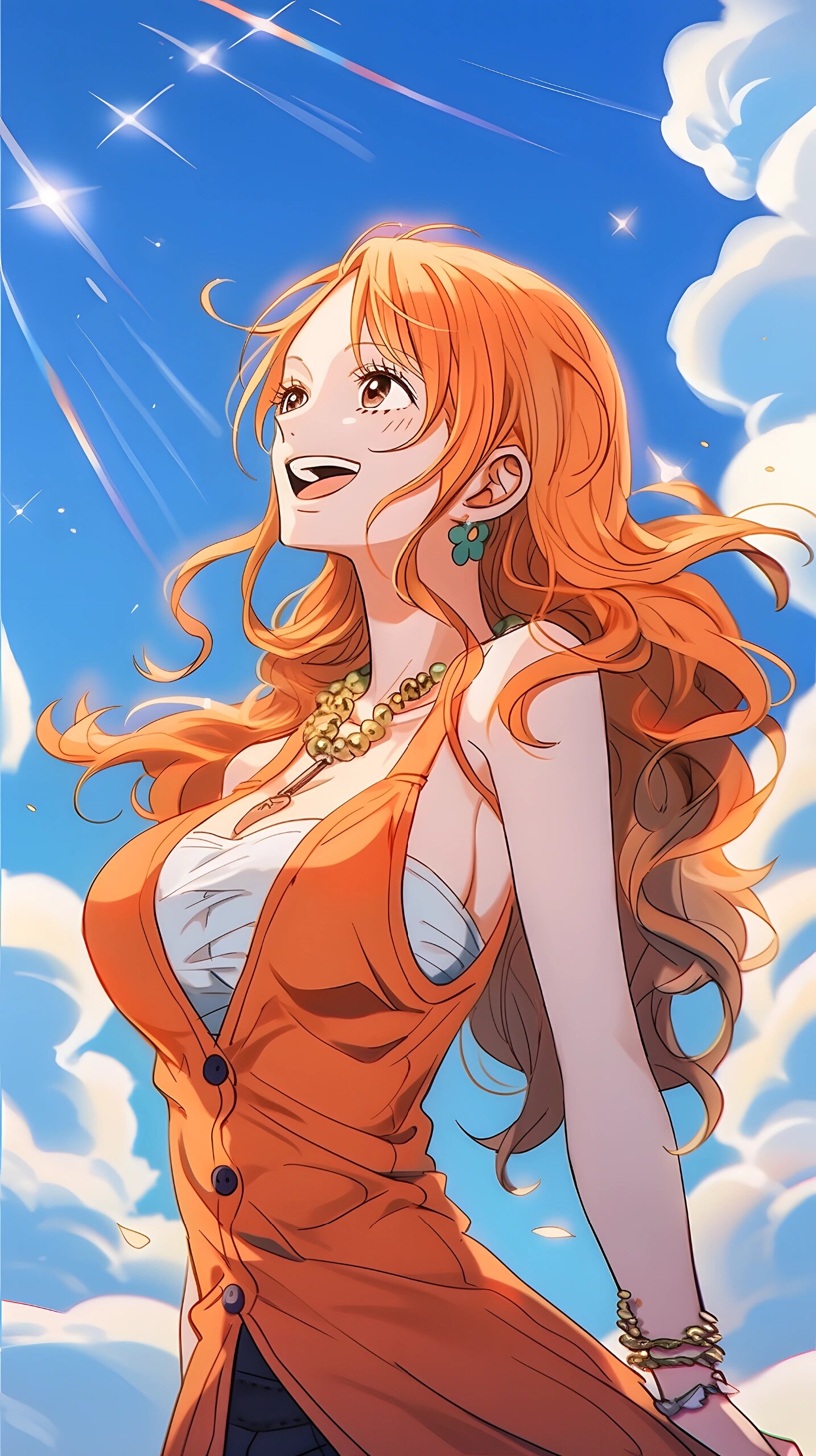 海贼王壁纸-和之国美女们
