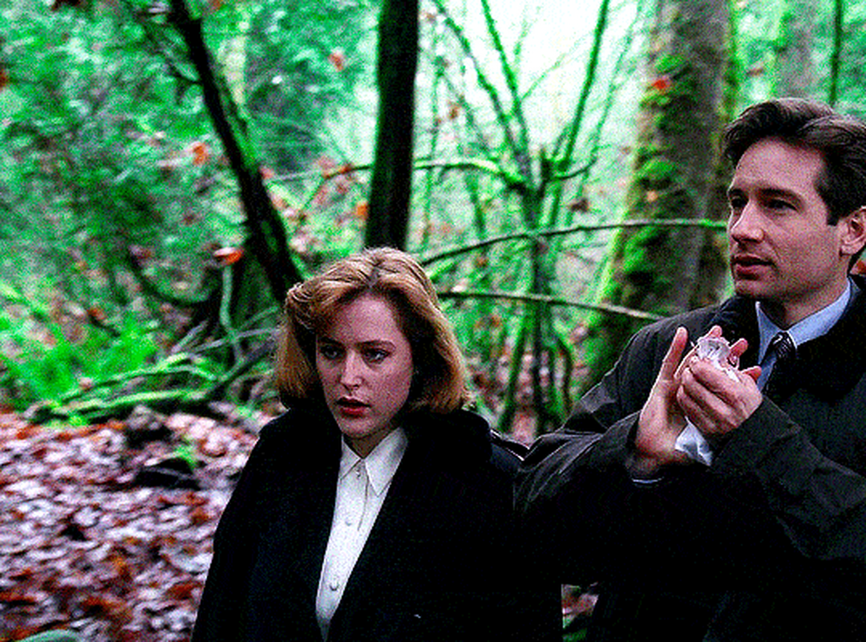 1993-2018年电影《x档案》里的大卫·杜楚尼&吉莲·安德森