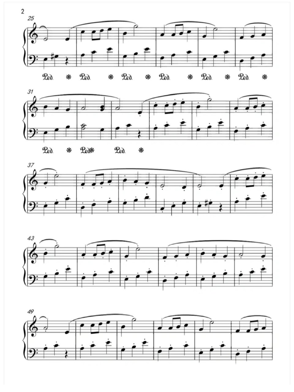 钢琴谱《风车小镇》高清版 小清新的日系钢琴曲 它的名字叫《town of