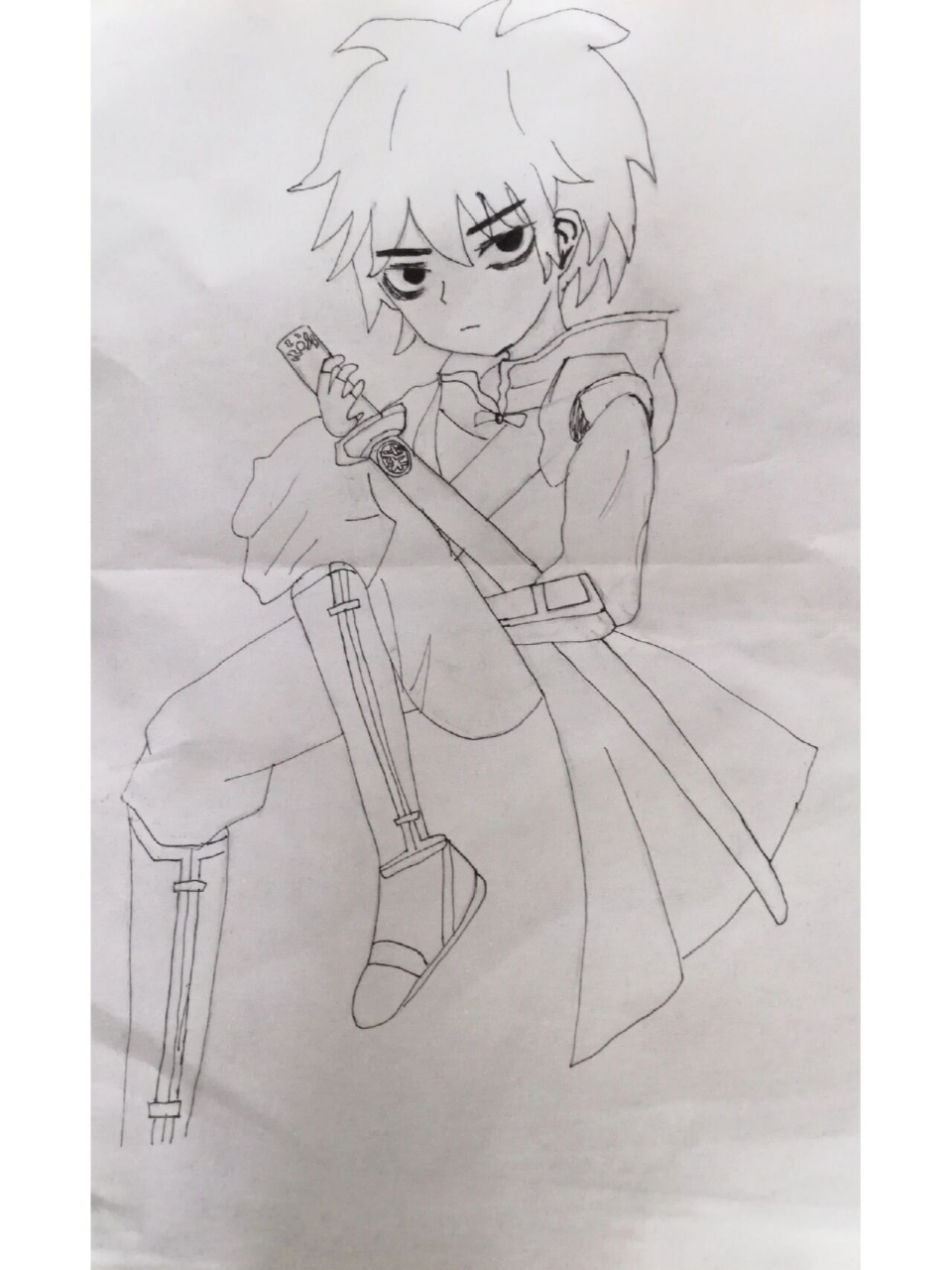 画了一个帅气的伍六七90