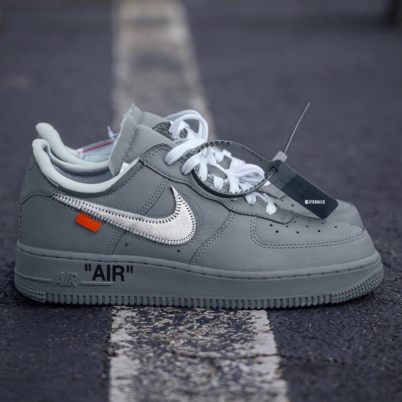 offwhite7015air force 1联名确认发布了 之前传出来的这款灰色