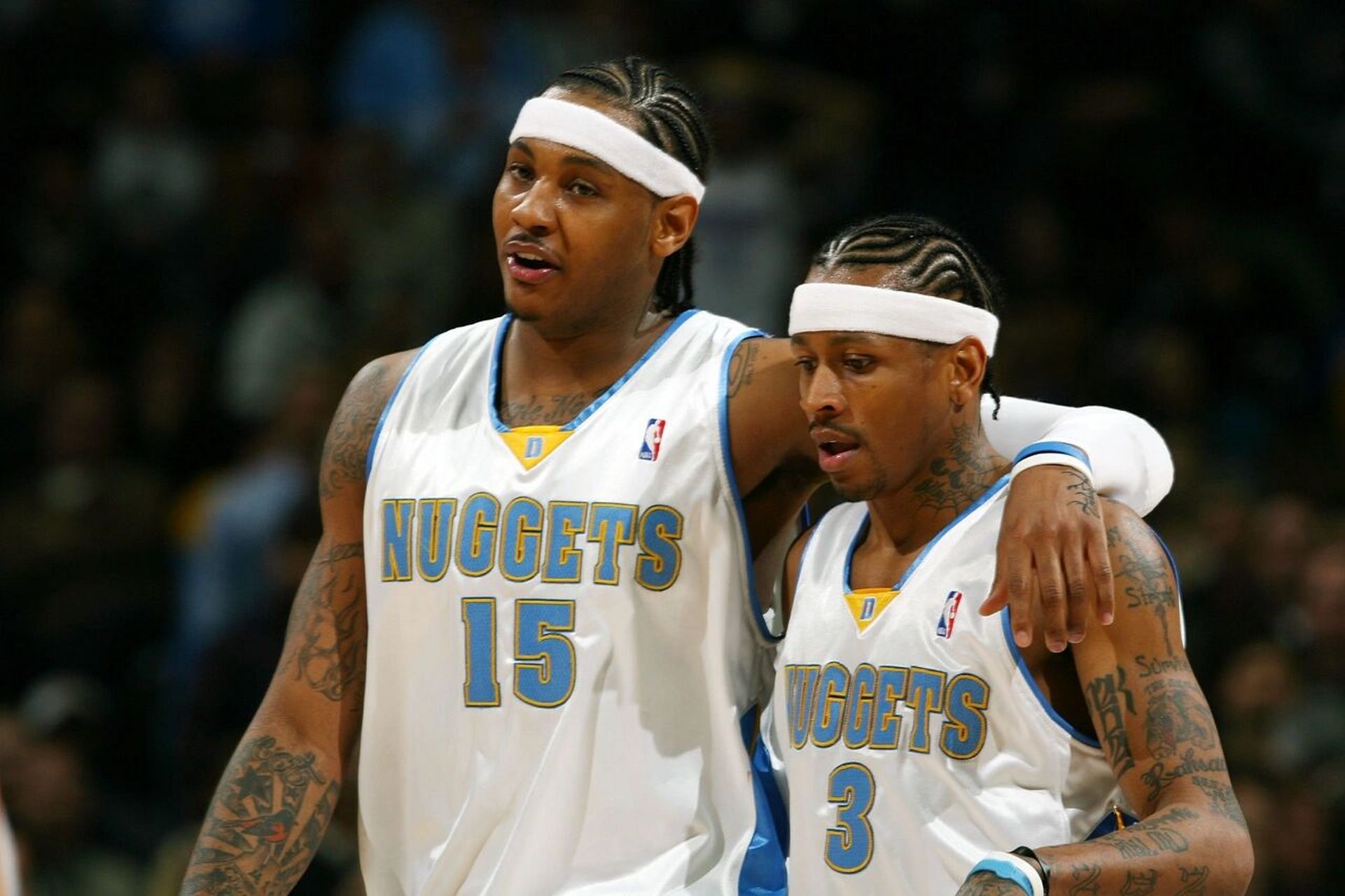 nba# #nba精彩瞬间# #艾弗森# #安东尼# #晒晒我的桌面# #壁纸