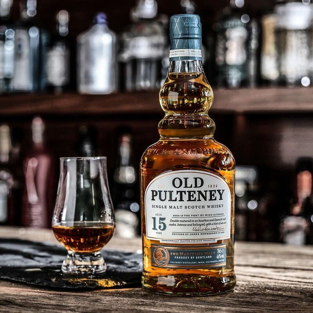 富特尼15年单一麦芽苏格兰威士忌 old pulteney 15 year old single