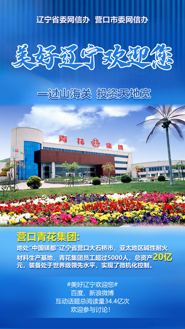 美好辽宁欢迎您# 营口青花集团:地处"中国镁都"辽宁省营口大石桥市