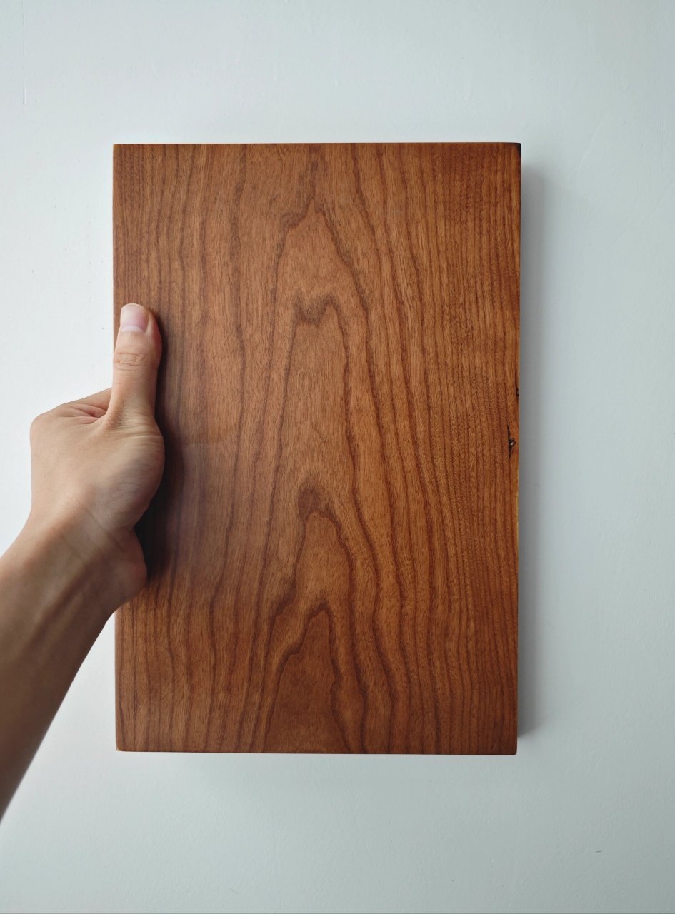 图一天然白橡木半山纹木皮.