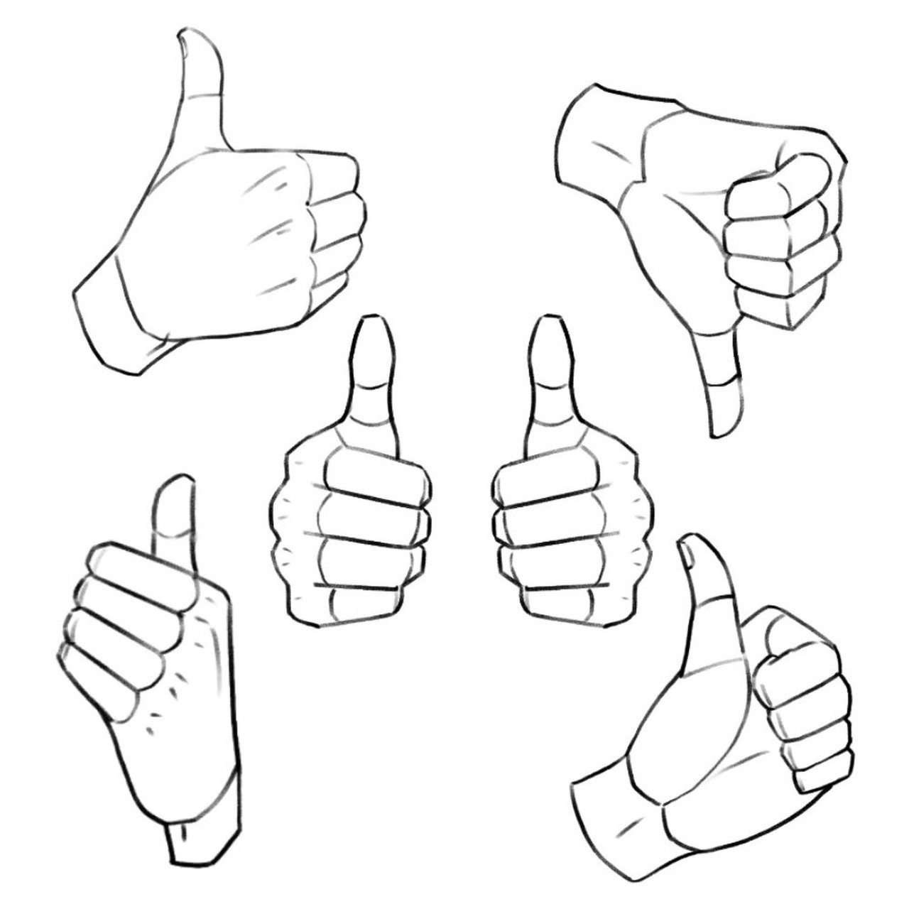 手部动作练习|竖大拇指棒棒