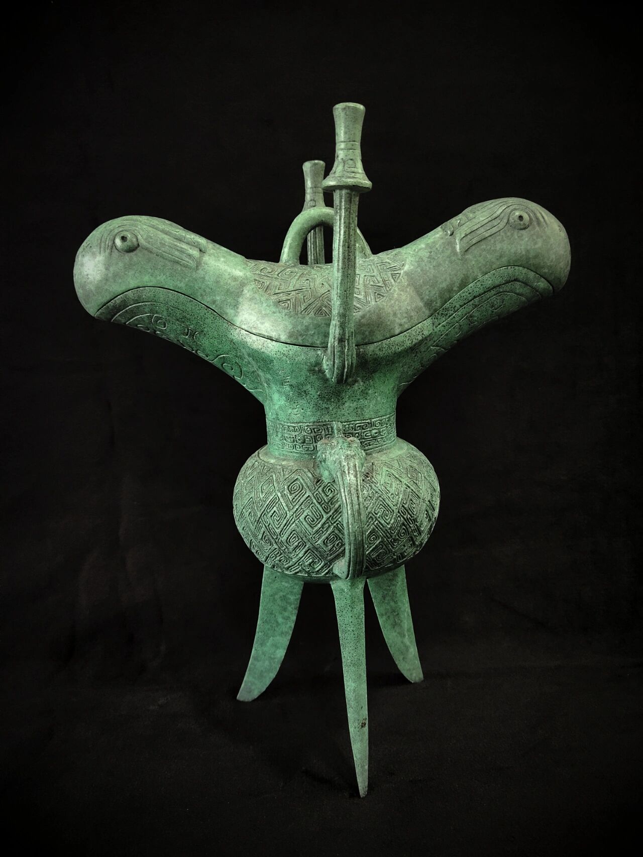 青铜文物系列┃青铜酒器┃青铜爵(一