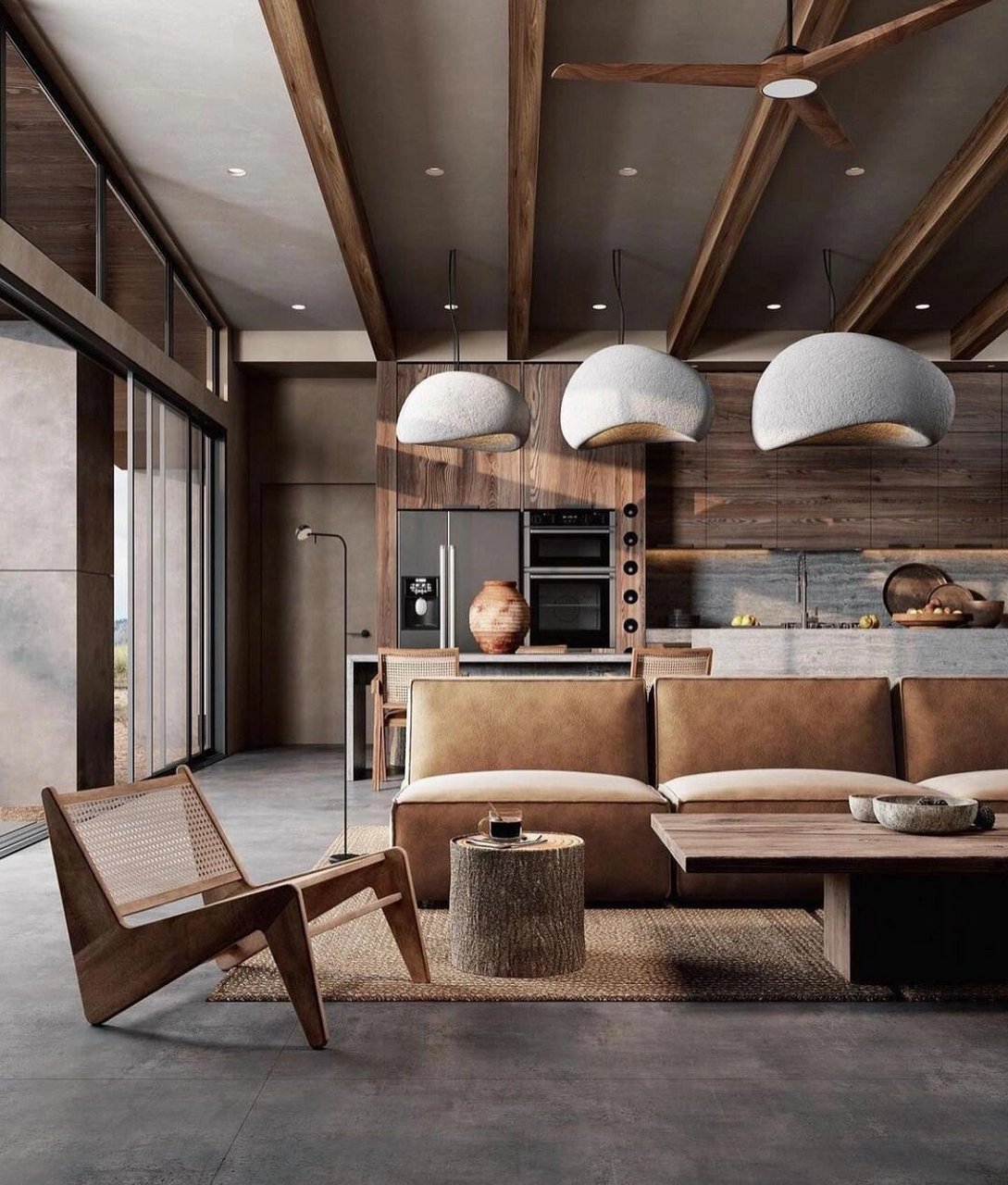 侘寂风装修绝了 回归纯粹质朴78 . . .