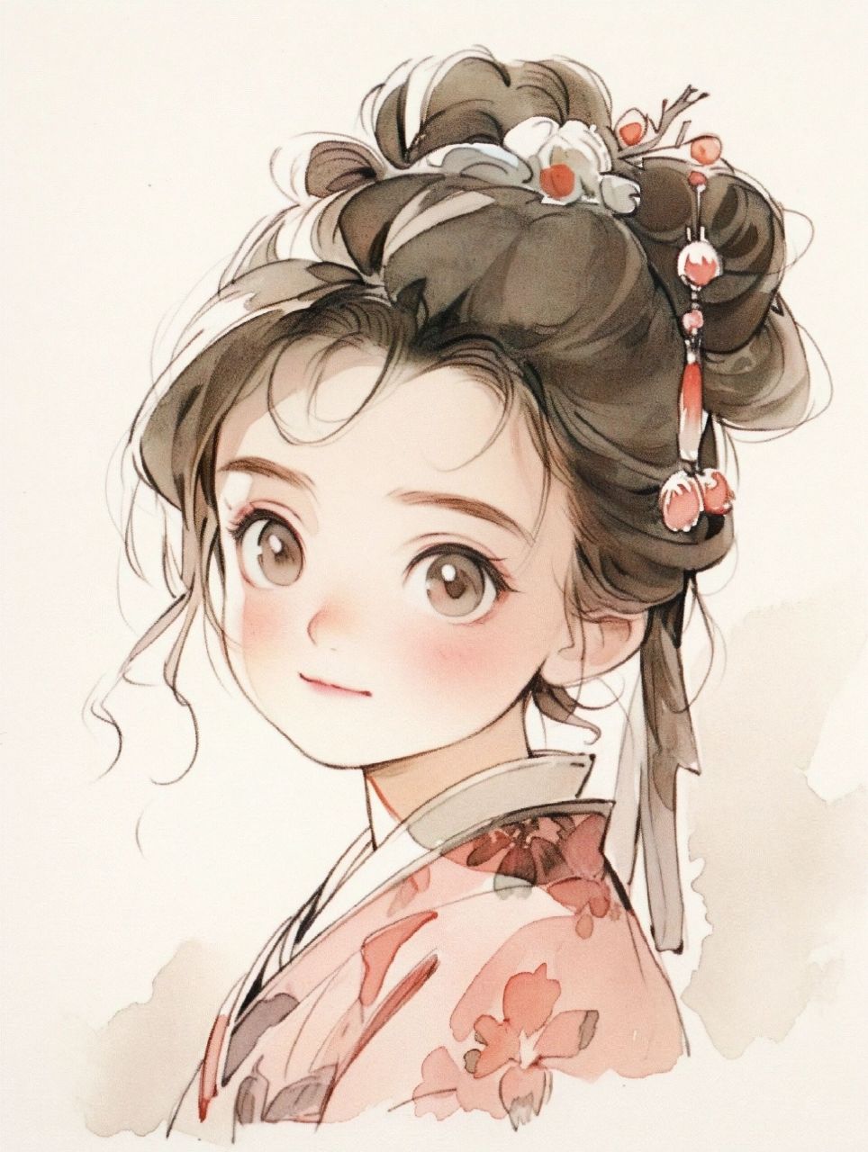 q版古风女生头像