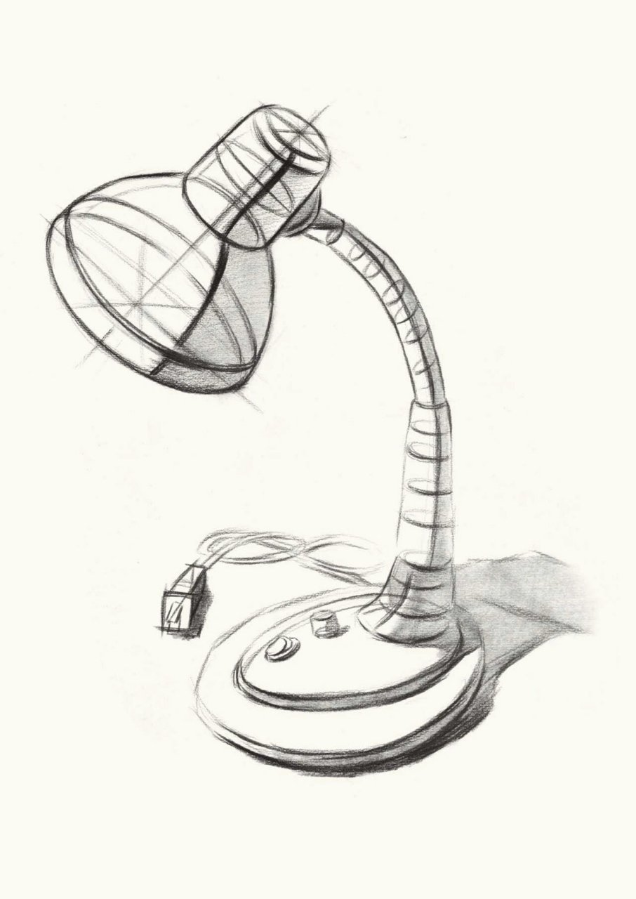 素描文具(台灯与洗笔筒) 素描文具(台灯与洗笔筒)