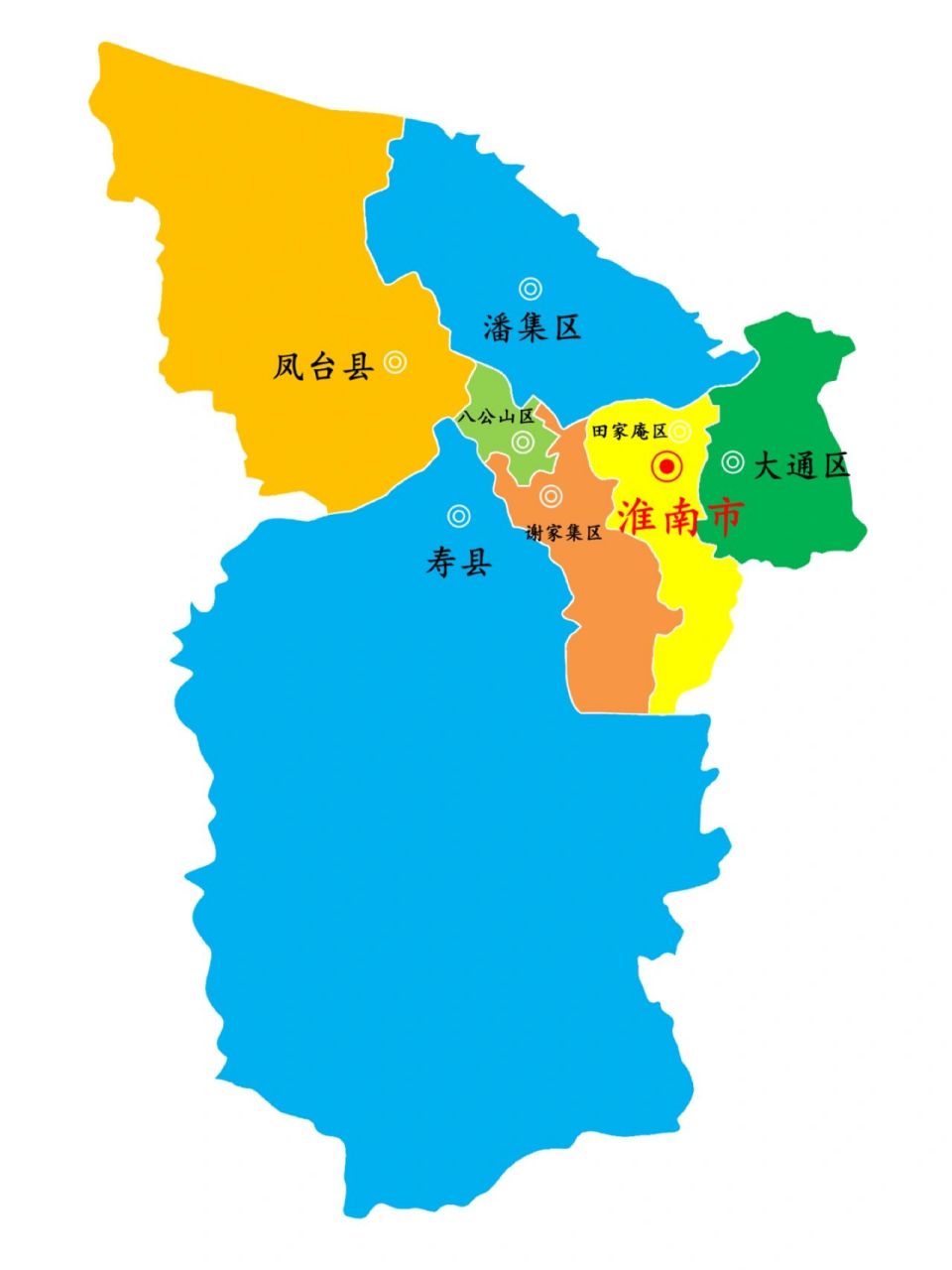 安徽淮南地图最新版图片