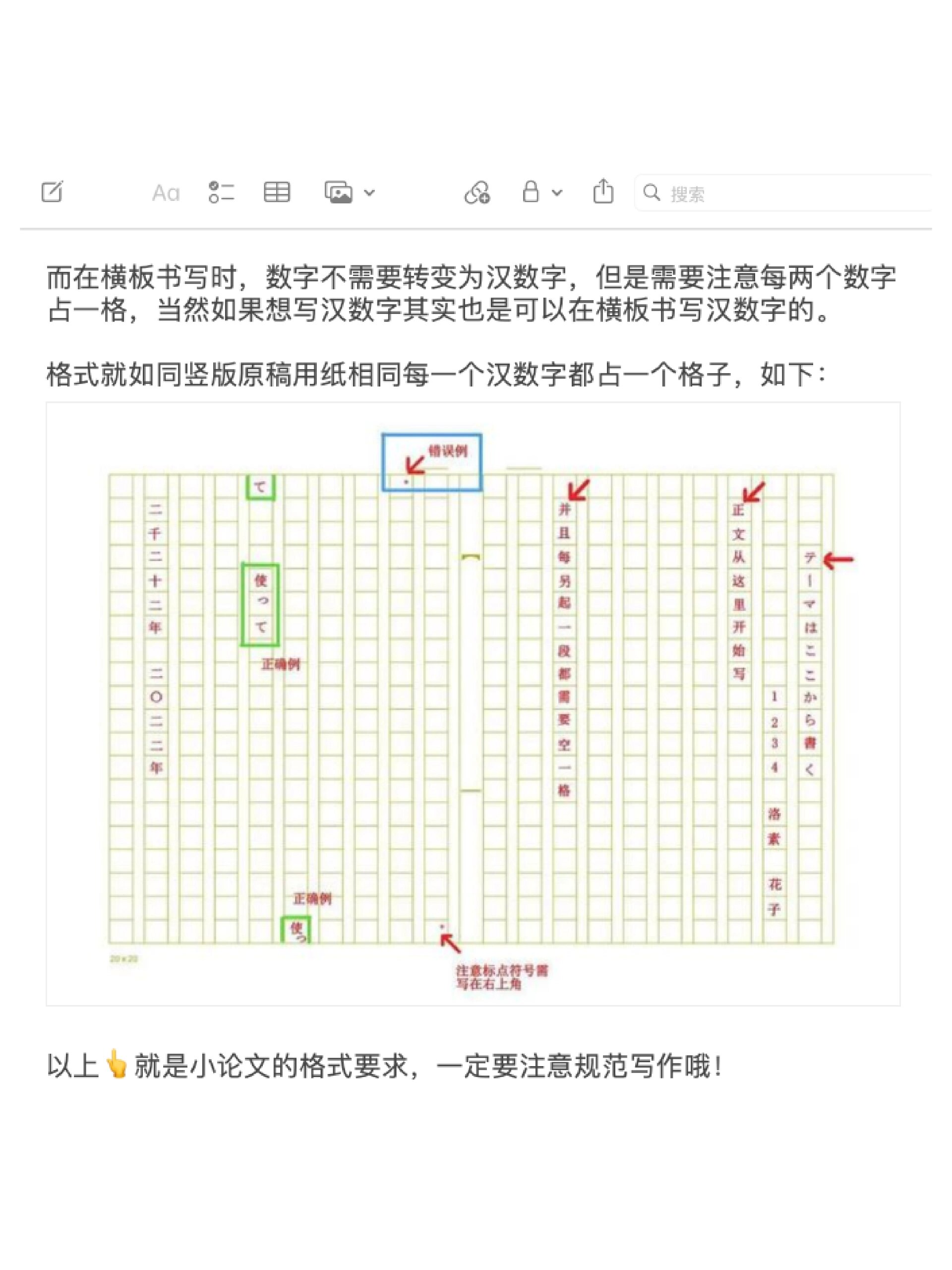 纸质论文格式模板图片