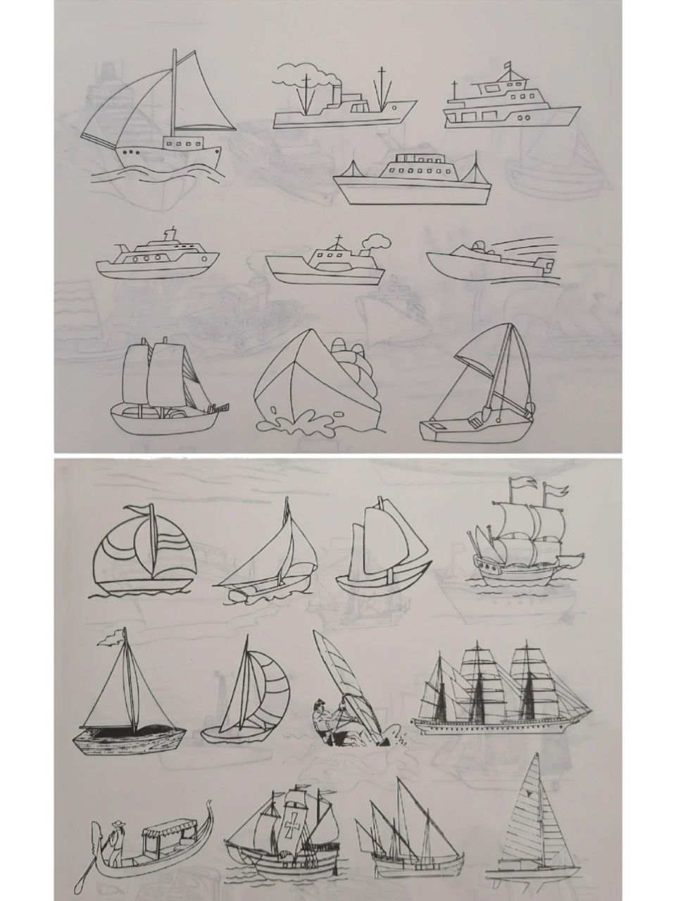 船的画法简笔画图片