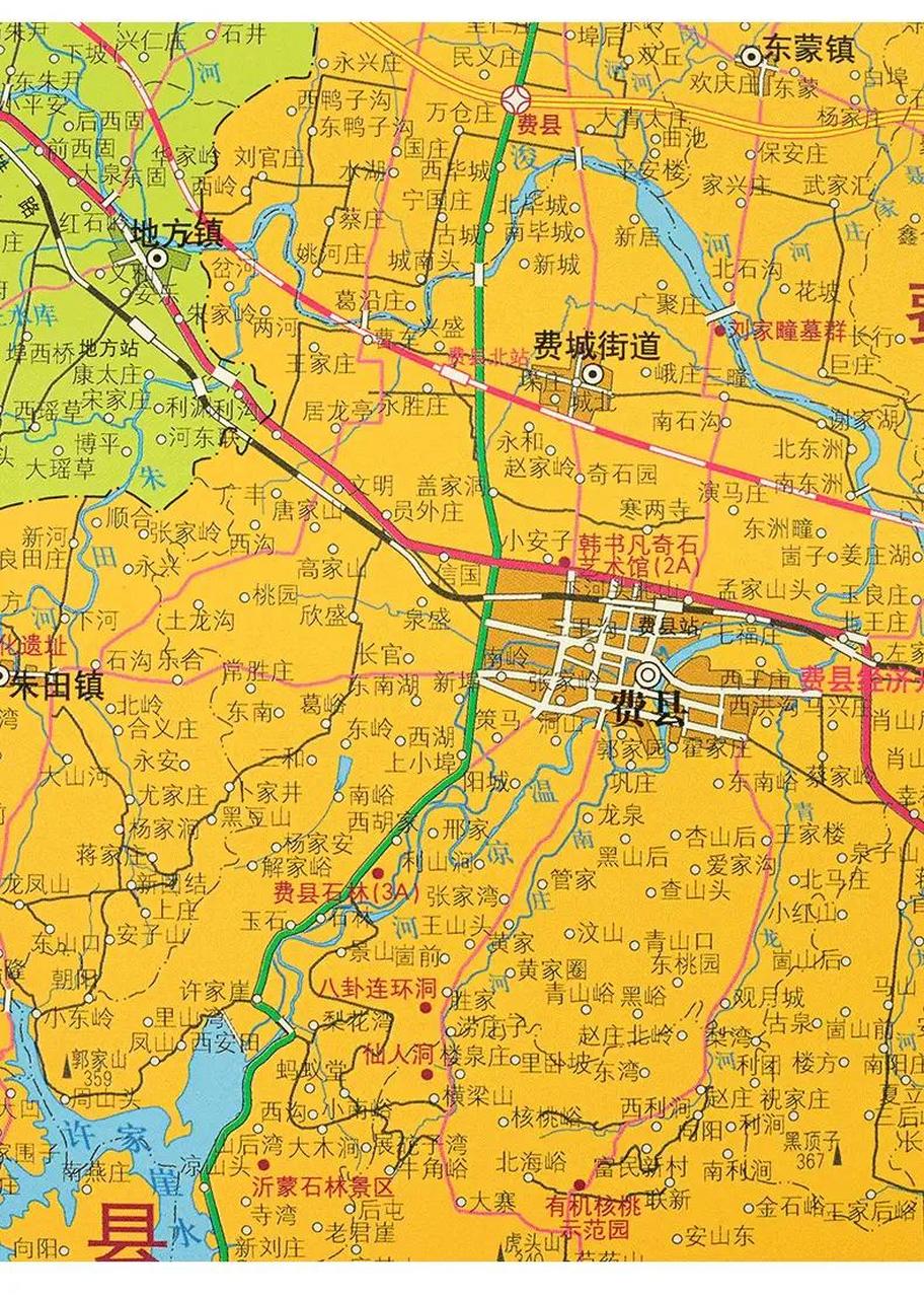 山东省沂蒙山区地图图片