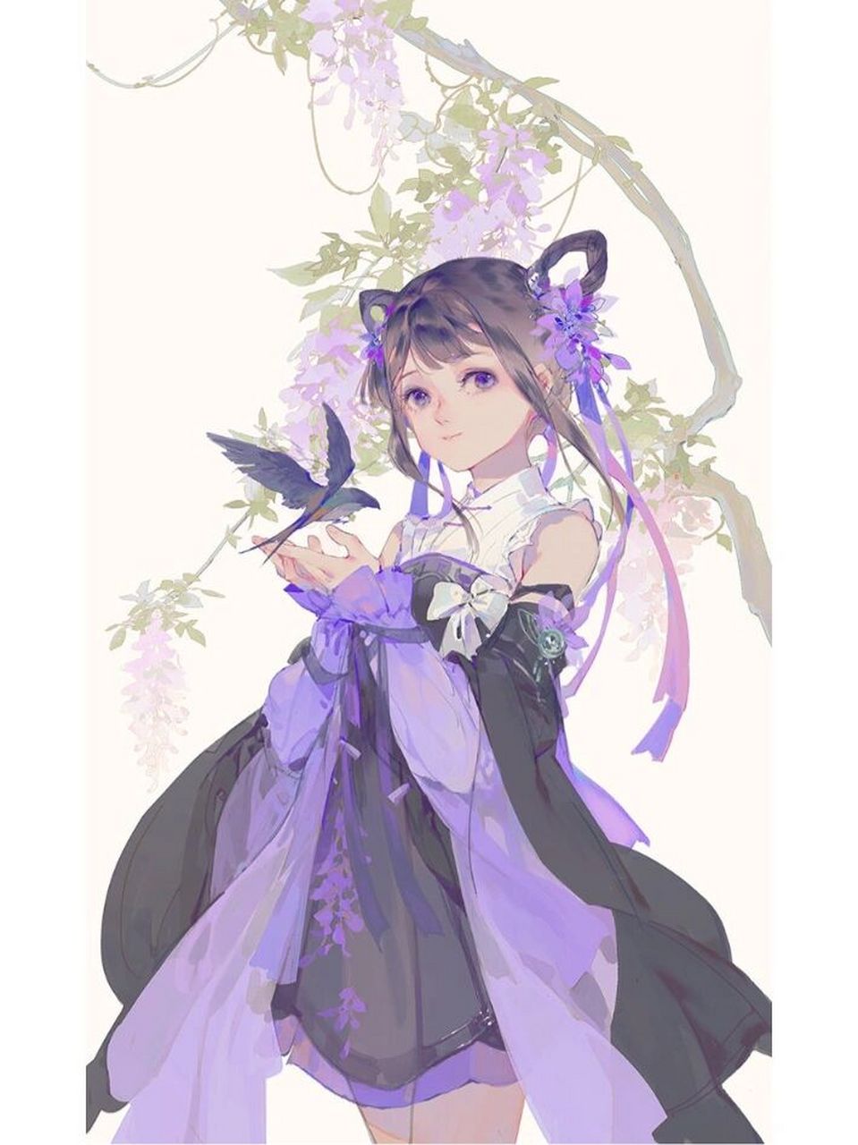 小燕子穿花衣,年年春天到这里//古风壁纸 承霁套花萝