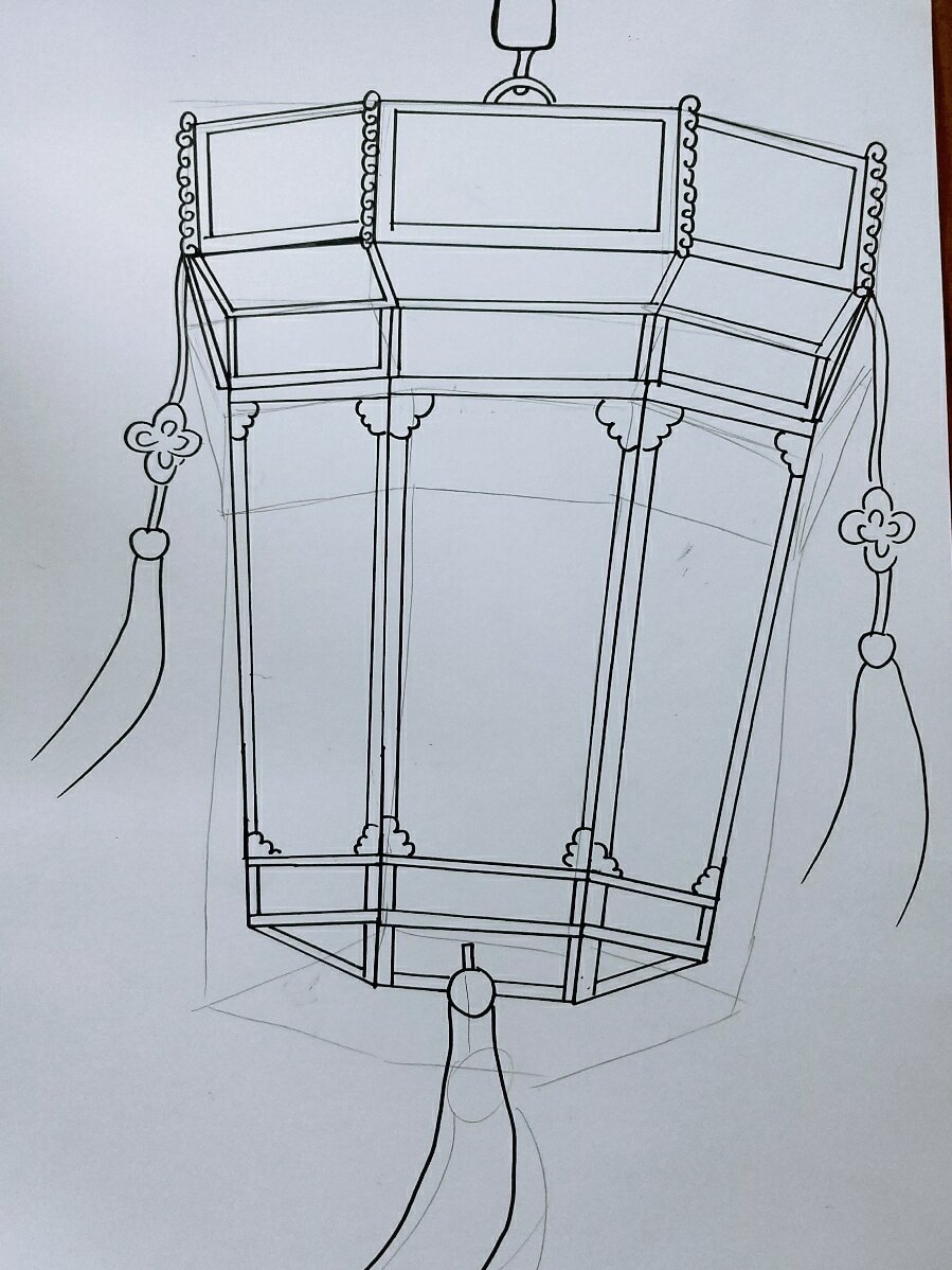 手绘灯笼制作方法图片