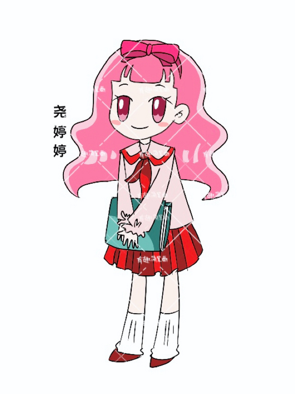 有趣简笔画教程7515查理九世尧婷婷画法