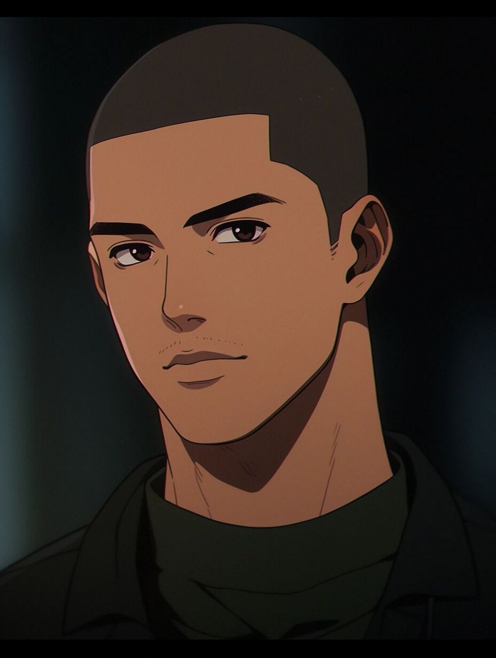 高质量复古寸头男头2 英雄本色