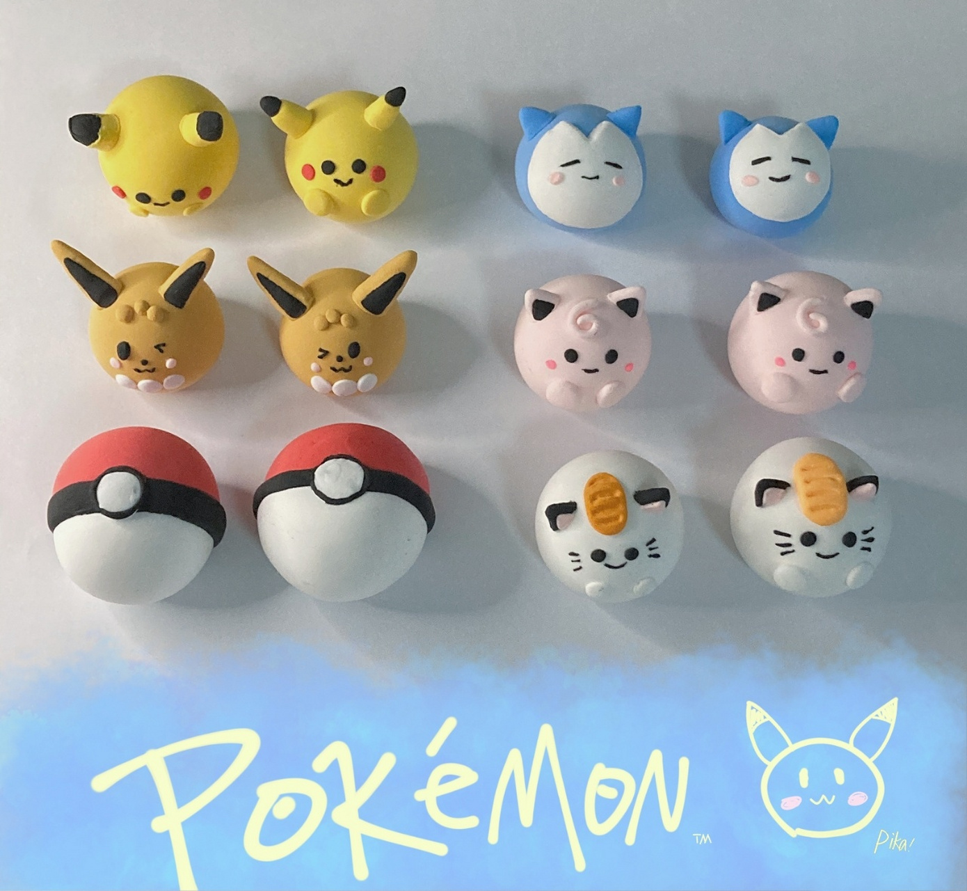 超轻黏土 | 原创宝可梦系列神奇宝贝 终于把最爱的神奇宝贝们做成黏土