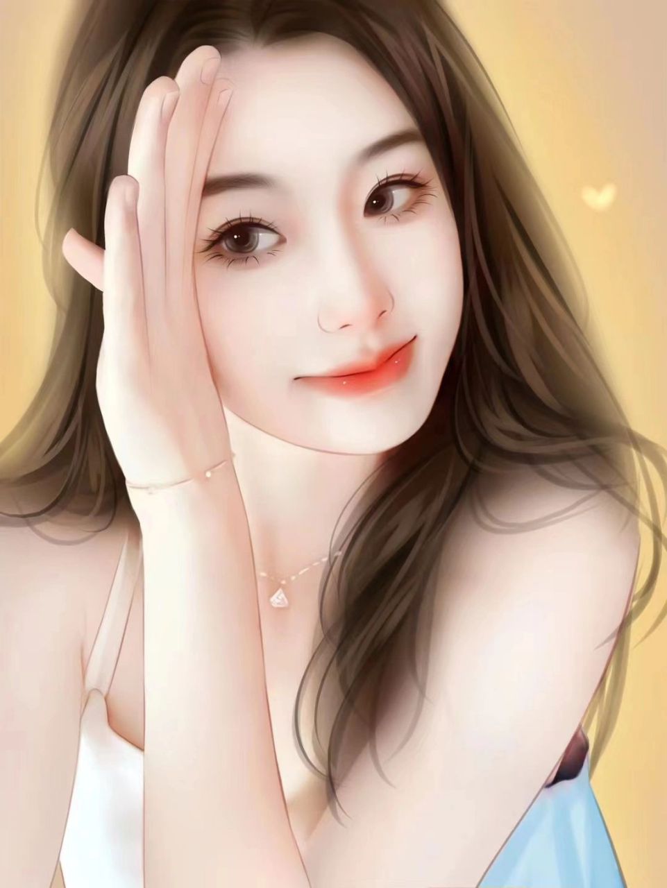 手绘画一个唯美好看的气质型女生头像 画画日常分享 分享一组唯美好看