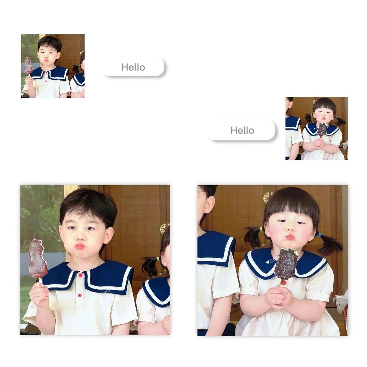 萌娃情头 | 丸子妹q宝头像拿走不谢 8-6