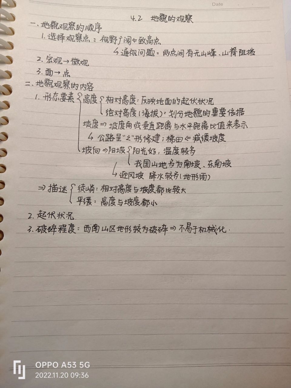 高中地理‖必修一第四章笔记 地理必修一第四章笔记 常见地貌类型
