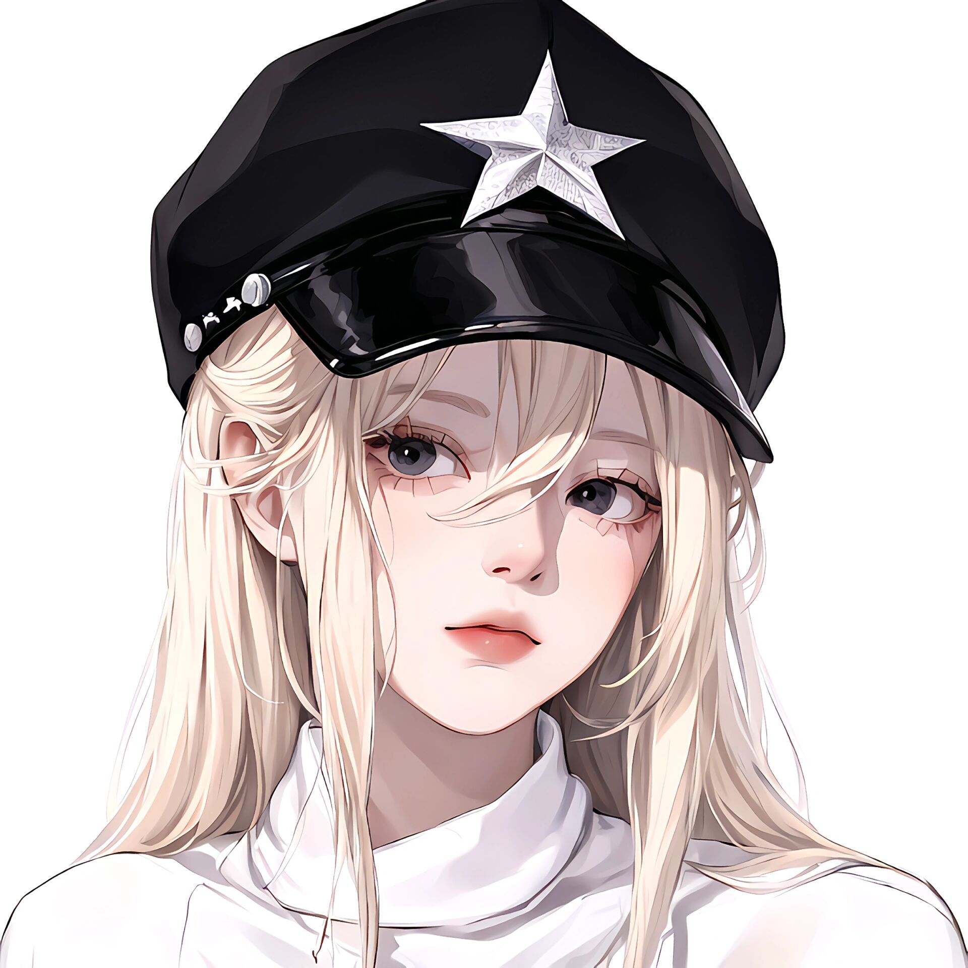 白发穿搭女孩|好美的女孩头像,简约风 一个是甜美可爱的小仙女,一个是