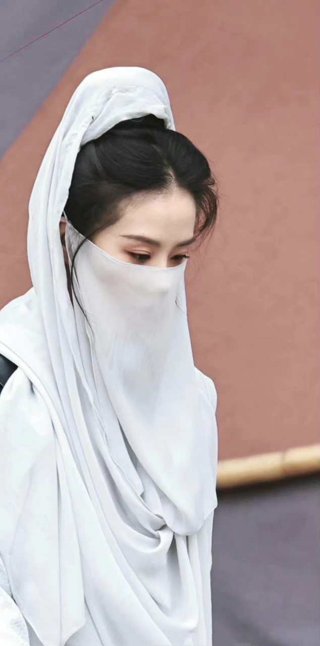 一姐古装秒一切  #刘诗诗一念关山面纱造型高清路透