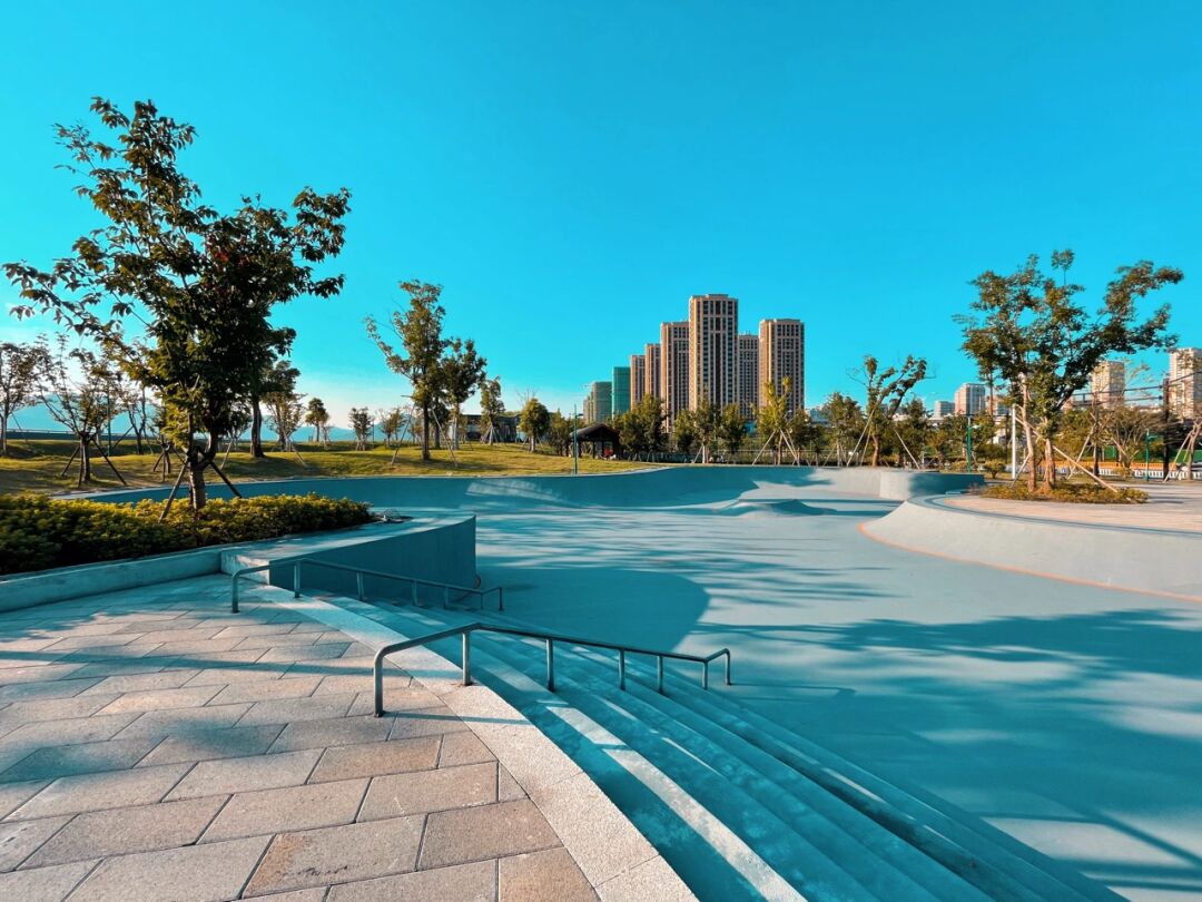 新发现杭州滨江宝藏滑板公园 最近发现的杭州宝藏滑板场地,太开心啦