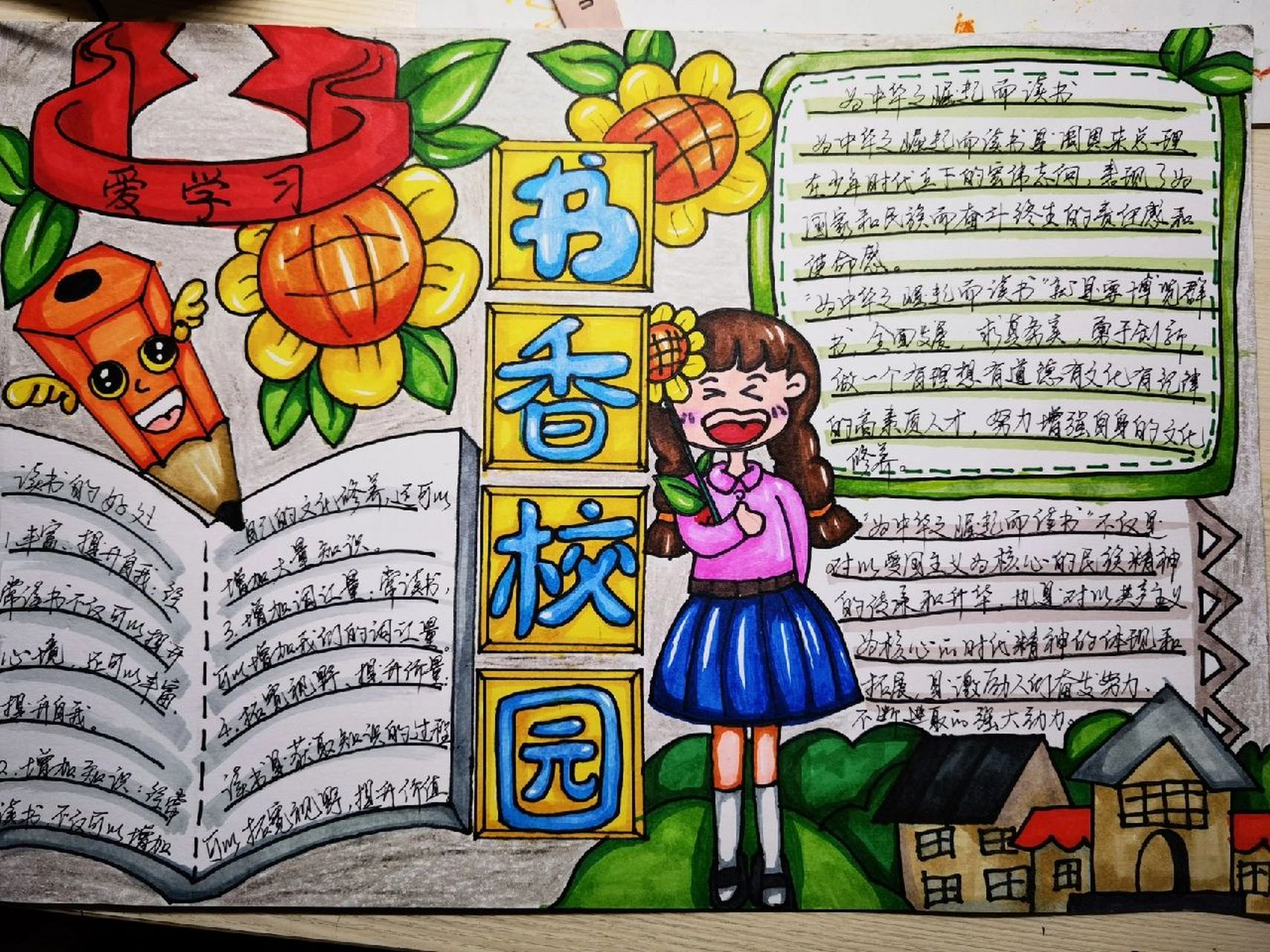 手抄报简直是给家长布置的作业…～读书手抄报 手抄报 阅读手抄报 小