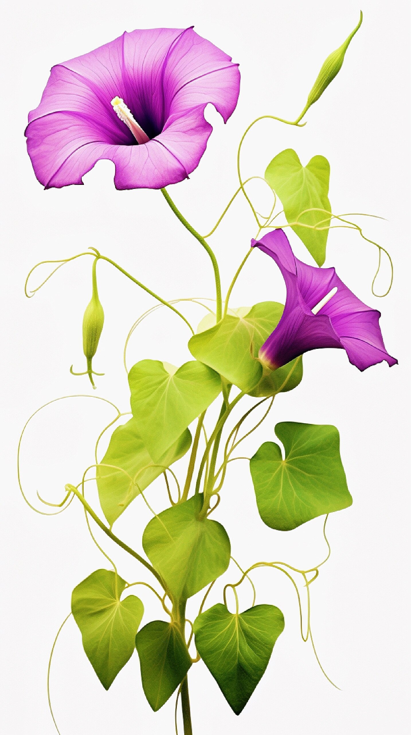 绘画素材:牵牛花