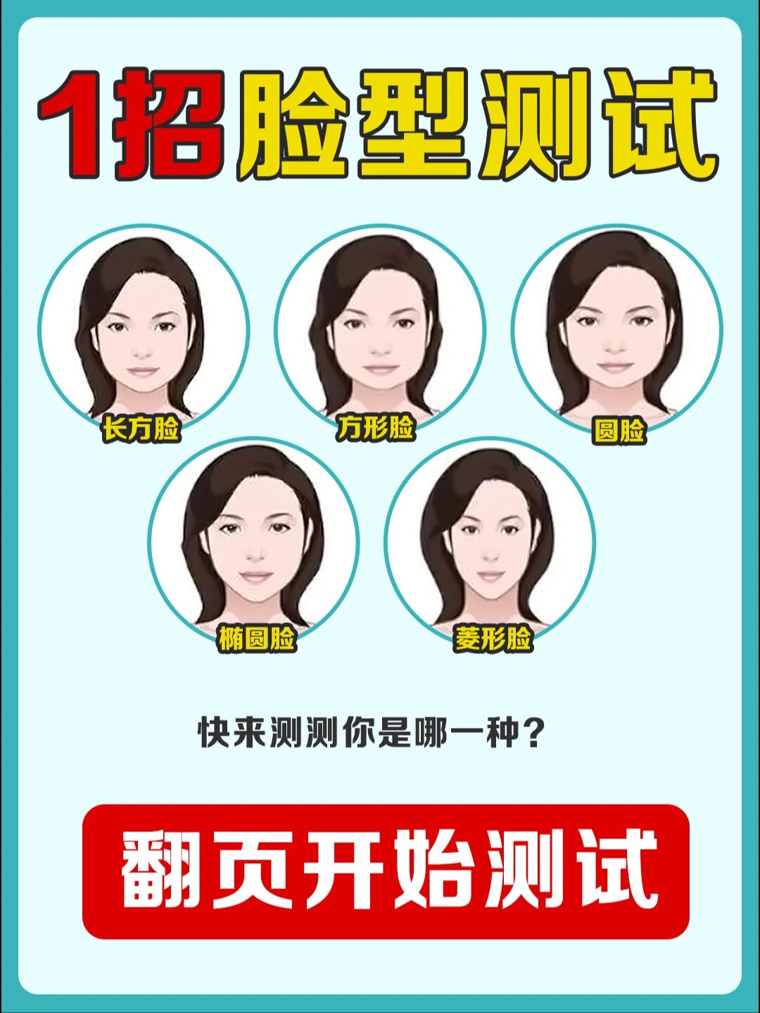三步快速测试脸型的独门秘籍来啦 明星博主同款发型 你有没