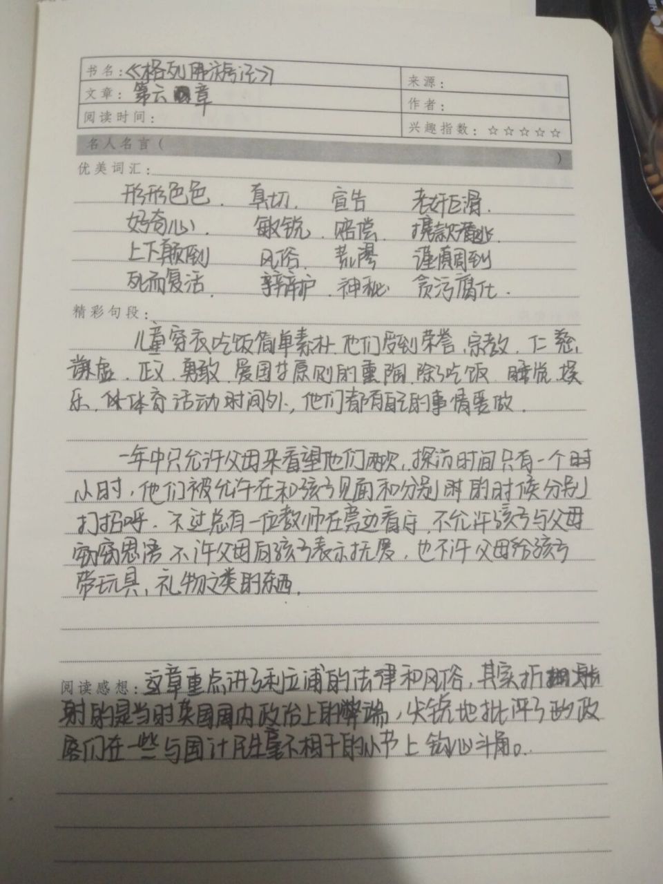 day166066《格列佛游记》读书笔记98 友友们 第六章我忘发了