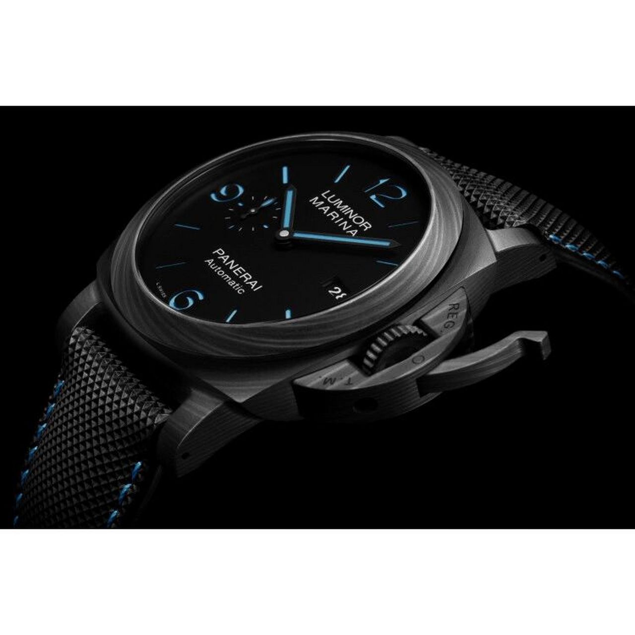 沛纳海pam01661 庐米诺系列碳纤维腕表-44毫米(腕表型号:pam01661)