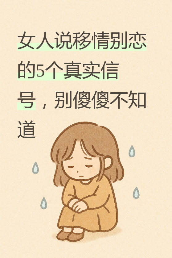 都在问同一个问题:女人说移情别恋到底是什么意思?