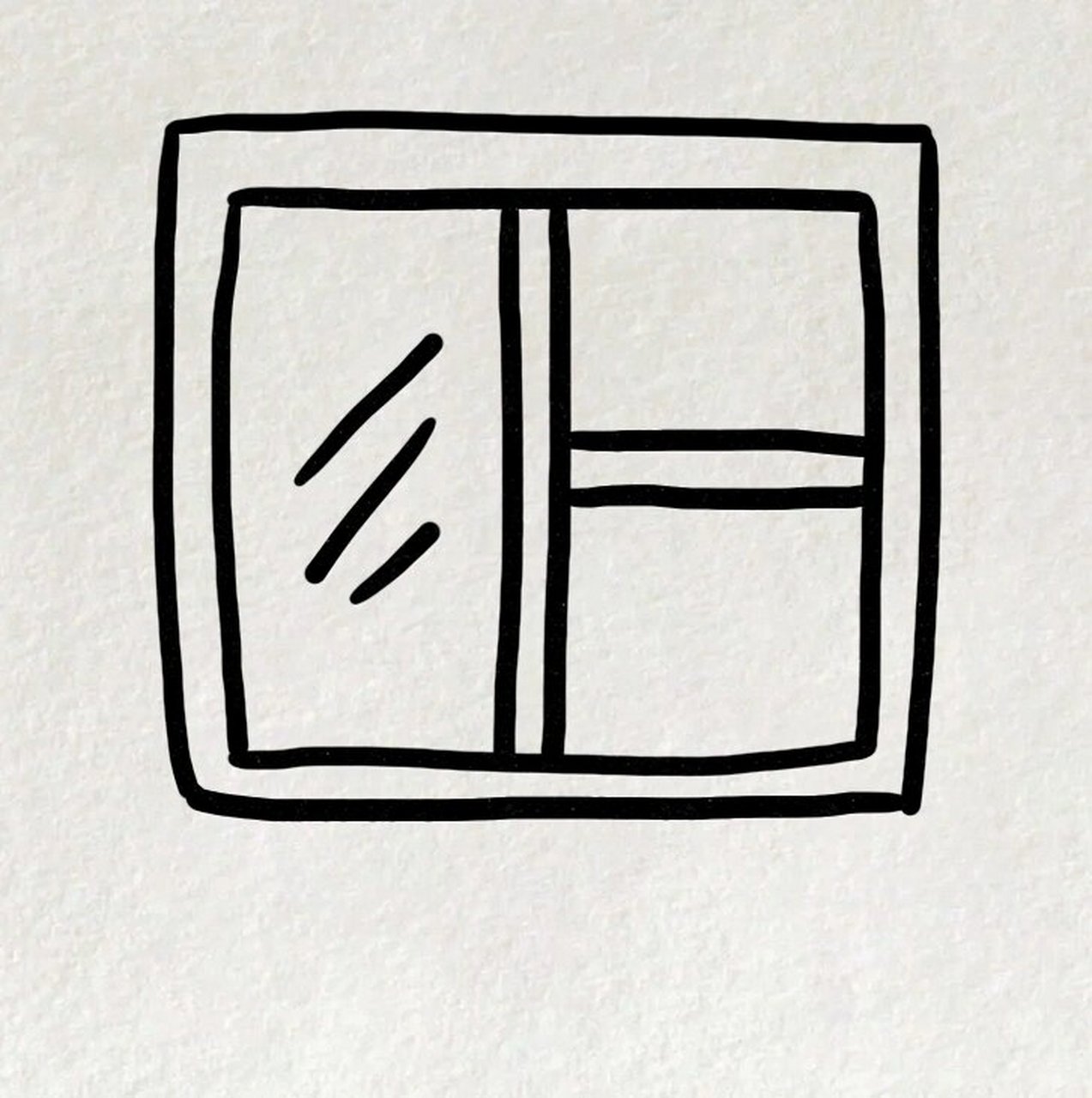 窗户怎么画简笔画图画图片