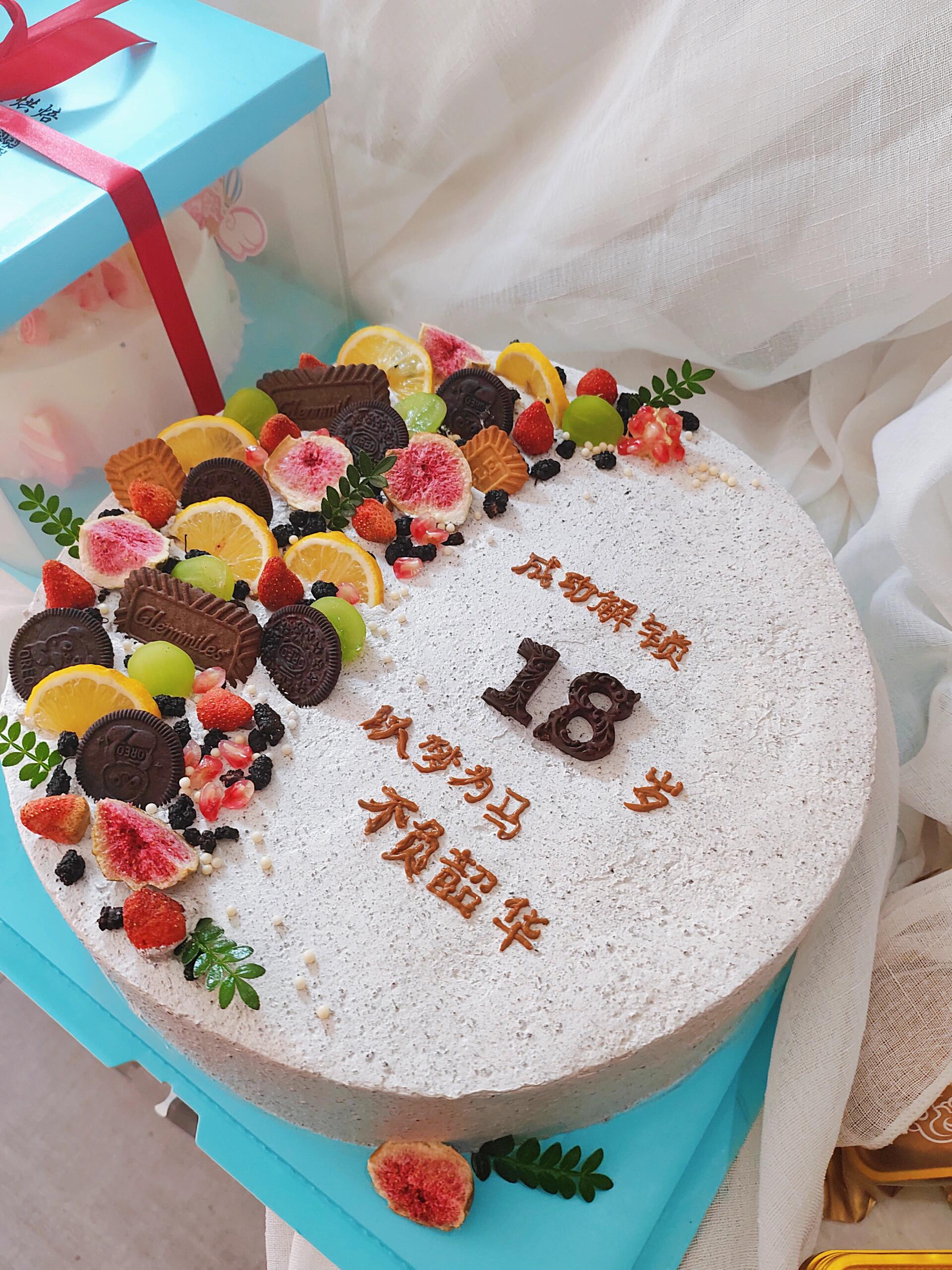 18岁生日蛋糕