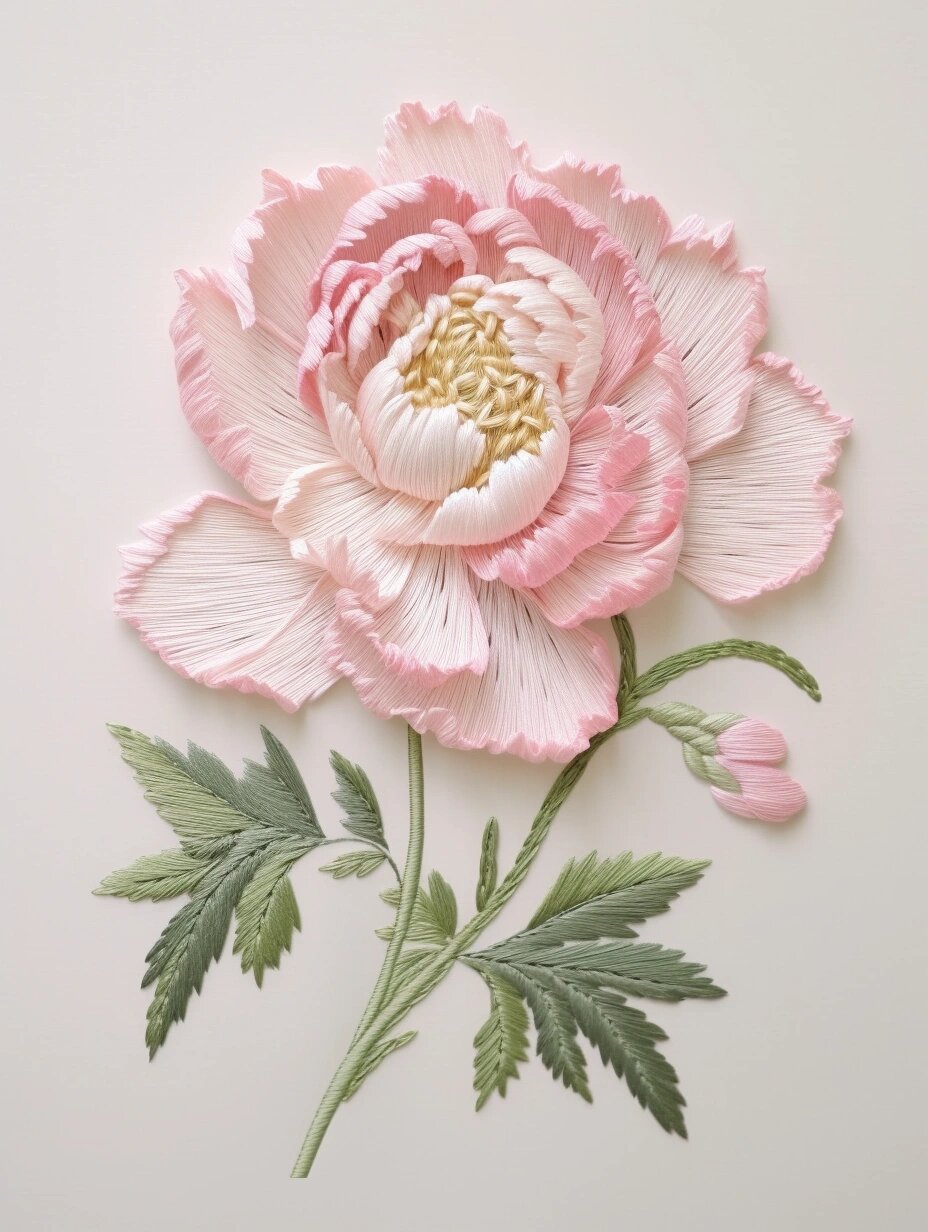 立体刺绣牡丹@小王同学要上进的动态