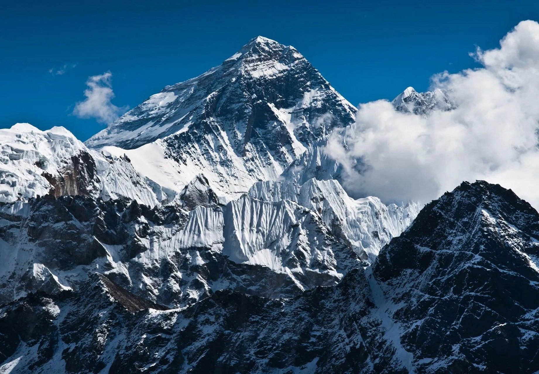 喜马拉雅山脉山峰图片