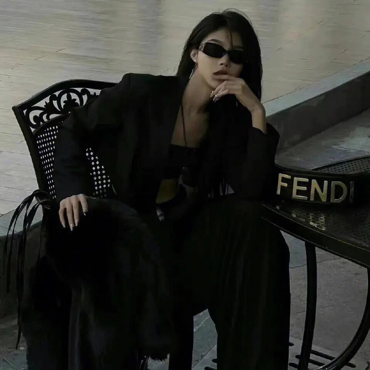 拽姐头像高冷霸气