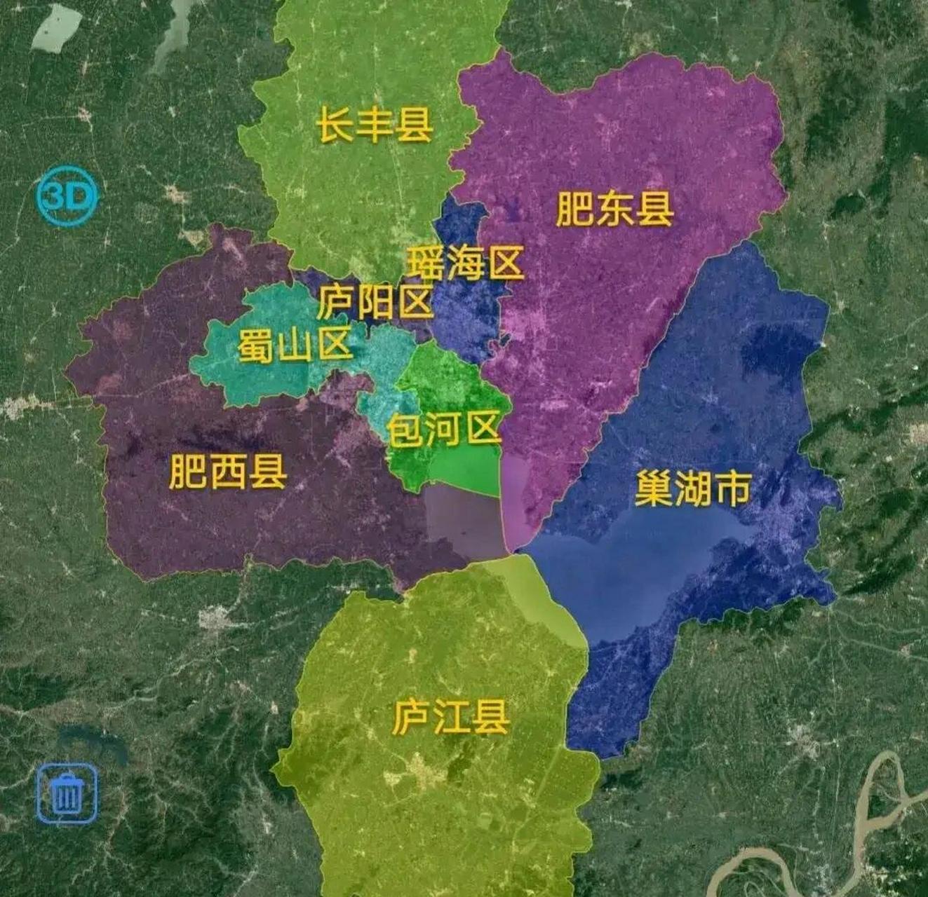 如果合肥想要扩区的话最合适的应该就是庐江县.