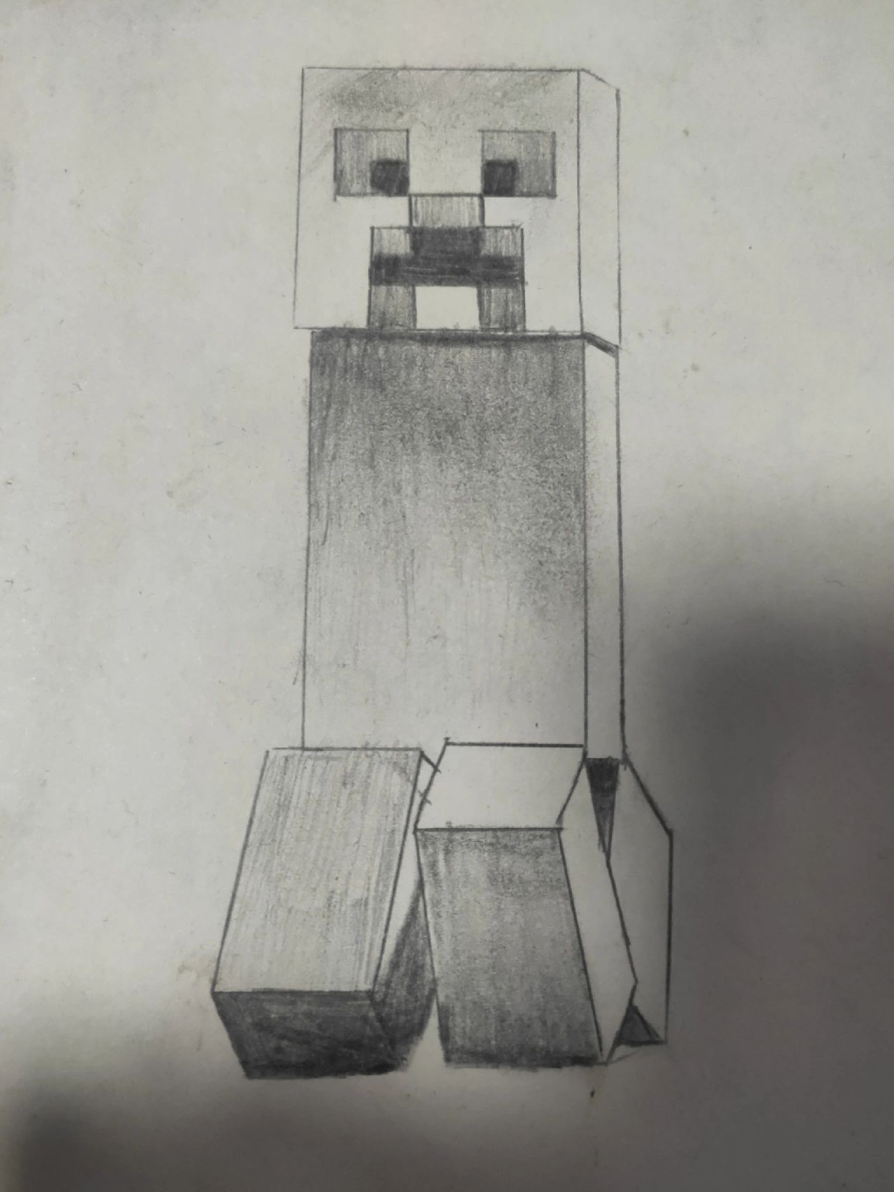 我的世界绘画 苦力怕